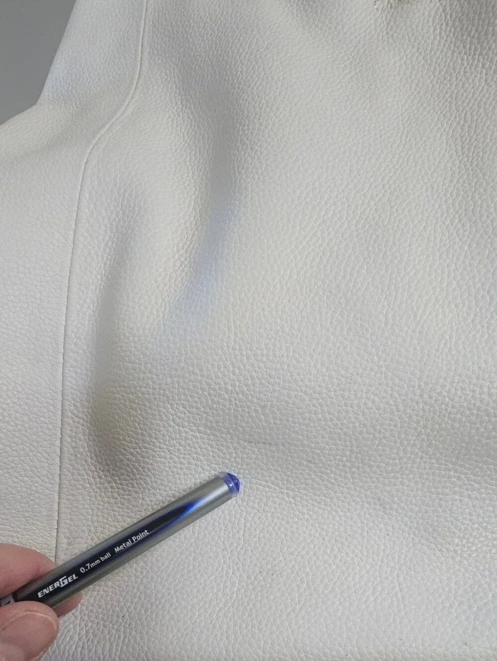 Vince Camuto White Leather Hobo Bag Braided Handle - Picture 10 of 16